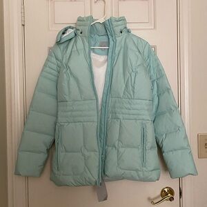 Finn Flare brand new turquoise down puffer jacket, size L